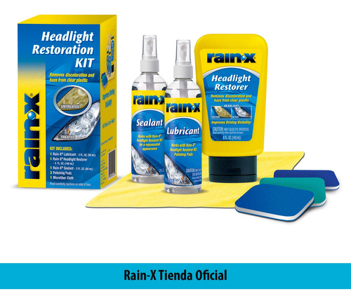 Reparación De Focos Rain-x Headlight Restoration Kit