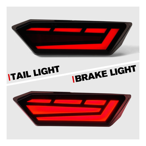 Luces Traseras Led Ahumadas De Aupower Para Polaris Rzr S Xp