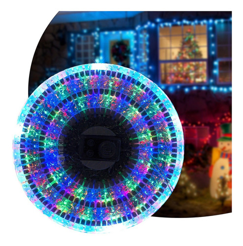 Serie De Luces Navideñas Musical Luz Varios Colores 300 Led