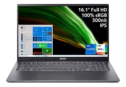 Acer Swift 3, Core I7-11370h, 16gb Lpddr4x, 512gb Ssd