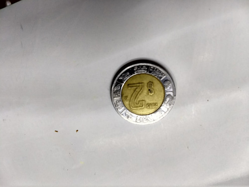Coleccionistas, Moneda De $2.00 Año 2015, Muy Escasa (Usado)