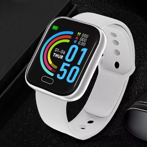 Imagen 4 de 8 de Smartwatch Brazalete Cuadrado