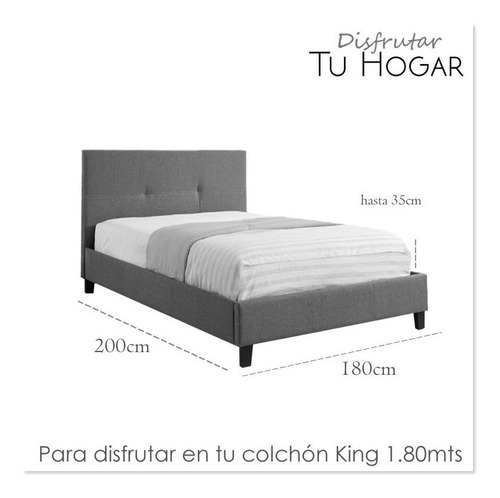 Juego Sabanas King Size Colchon 180x200 Percal Oregon