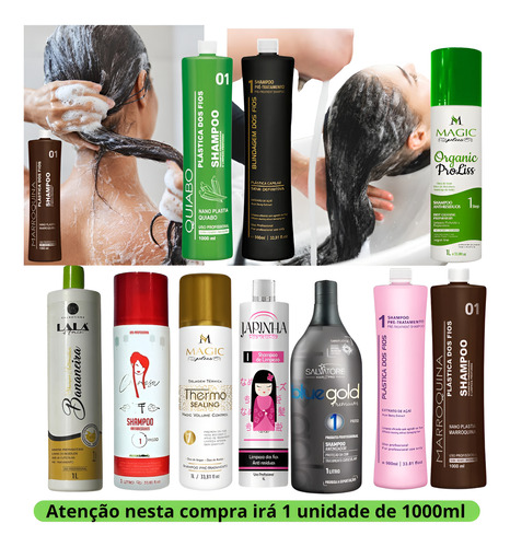 Os Melhores Shampoo Anti Residuo Varias Marcas 1000ml