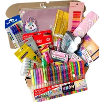 Comprar Set Kit De Útiles Escolares Súper Completo Para Niña