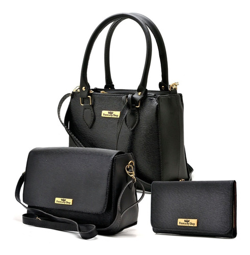 Kit Bolsa Carteira Feminina Promoção  Feminina Elegante