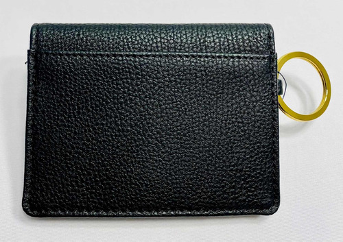 Tarjetero Tommy Hilfiger Original Mujer Negro Placa M022