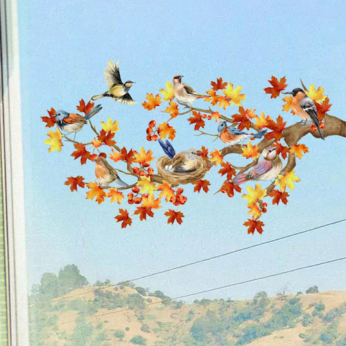 Vinilo Decorativo Para Ventana, Diseño Exclusivo Para Hogar