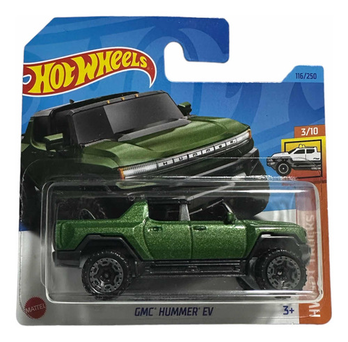 Hot Wheels Gmc Hummer Ev Verde Blister Europeo Nueva