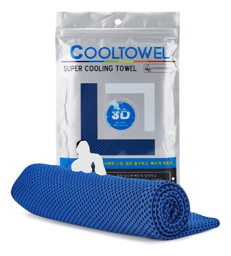 Pack X 5 Toallas Frias Cooltowel® De Microfibra Refrigerante