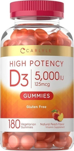 Carlyle | Vitamin D | 5000 Iu | 125mg | 180 Gummies