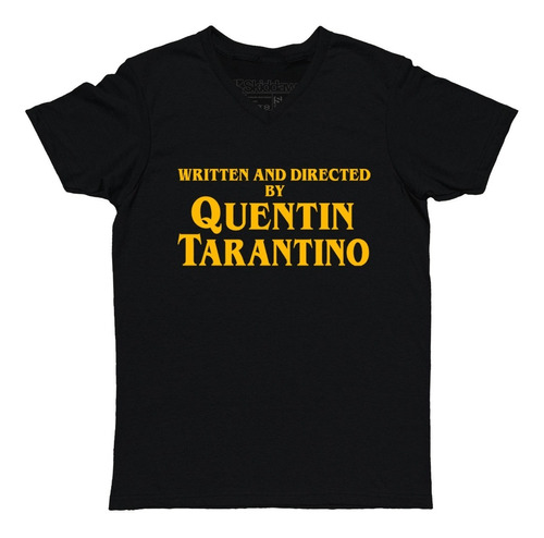 Written & Directed By Quentin Tarantino Playera Cuello En V