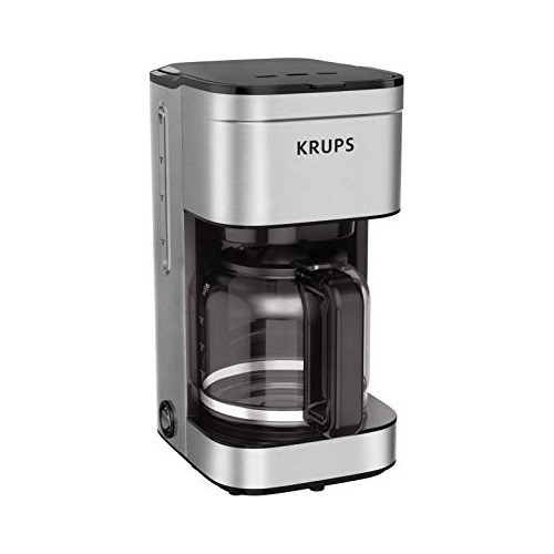 Cafetera De Goteo Krups Simply Brew, Acero Inoxidable, 10 Ta