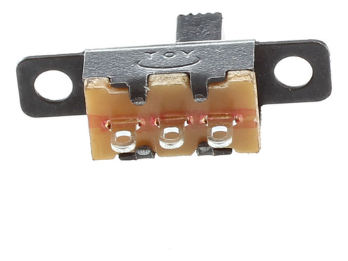 Interruptor Deslizante Spdt Negro De 5 V, Tamaño 0.3 A, 60 U