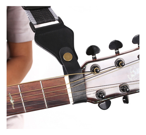 N Tali Strap Para Guitarra Y Bajo Electrica Piel Con