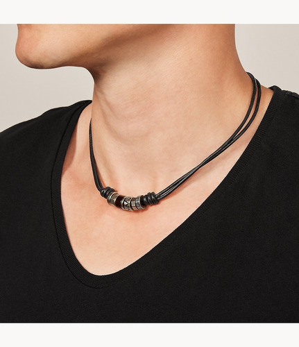 Fossil - Collar Jf84068040 Para Hombre