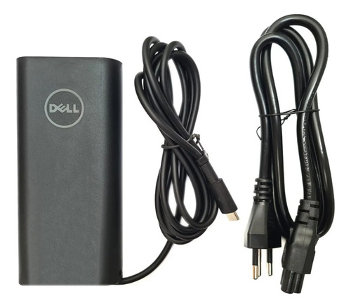 Fonte Carregador P Dell Usb-c 90w 20v 4,5a Latitude Tipo C Preto