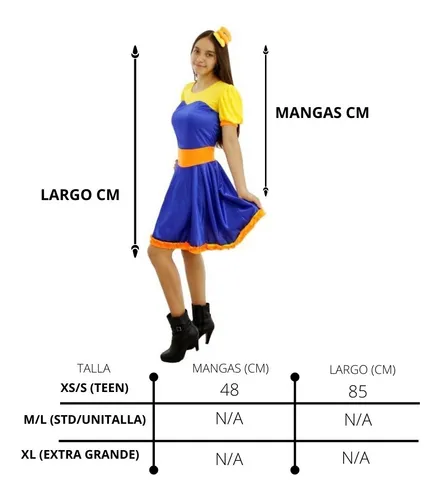 Disfraz Vestido Bely Del Show De Bely Y Beto Original Dama Disfraz Vestido Bely Del Show De Bely Y Beto Original Dama