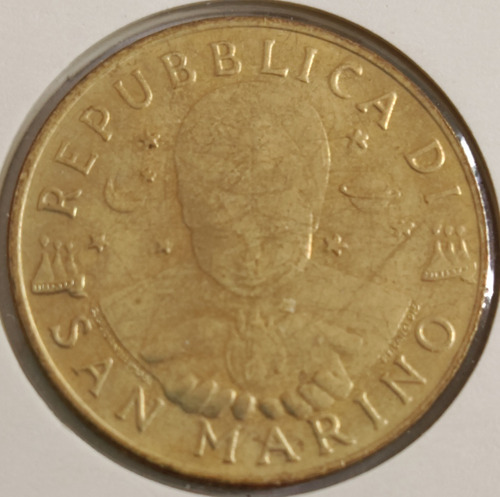 Moneda República De San Marino 200 Liras 1996