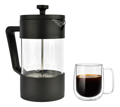 Pack Cafetera Francesa 600ml +taza Doble Pared 300ml Simplit