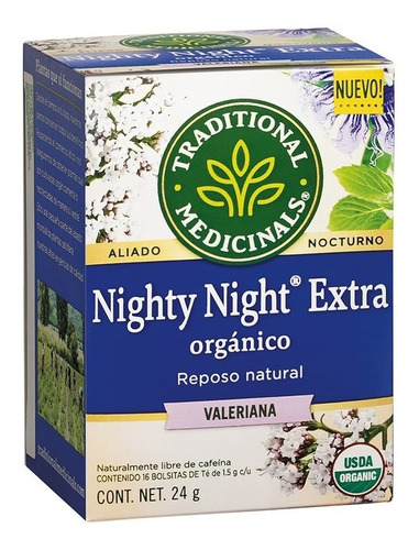 Té Relajante Para Dormir Orgánico 24 Gr