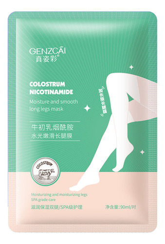 Mascarilla Para Piernas Largas Con Nicotinamida B Colostrum,