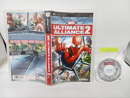 Juego Marvel: Ultimate Alliance 2 Para Psp