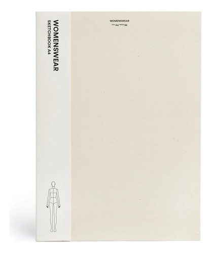 Fashionary Womenswear Sketchbook A4, De Fashionary. Editorial Gardners En Inglés