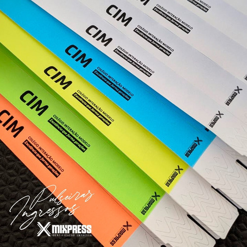 Imagem 4 de 6 de 200 Pulseiras Nylon Personalizada Festa Evento . Premium