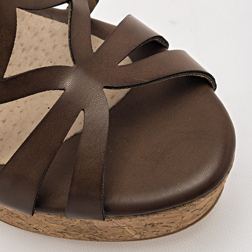 Sandalias Plataforma Mujer D Cristian Cafe 133-335