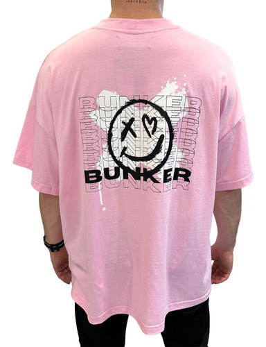 Remera Oversize Estampada Para Hombre Ebk ®