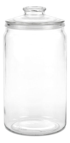 Emporium Contenedor De Vidrio 6 Lt Recipiente Para Almacenar Color Transparente