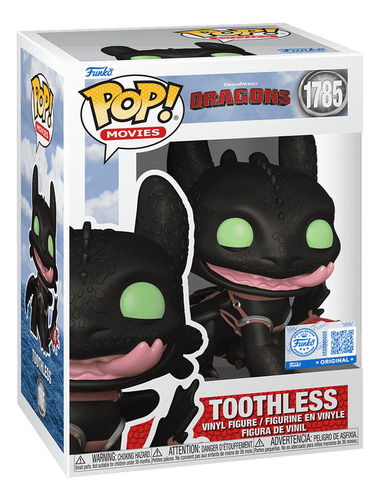 Funko Pop! Toothless How To Train Your Dragon #1785 Exclusiv (Usado)