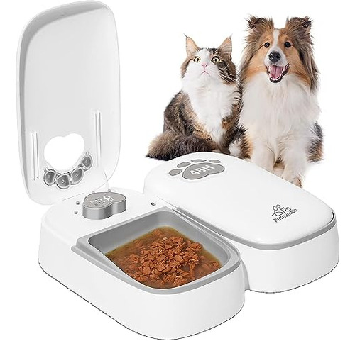 Automatic Pet Feeder For Cats And Dogs, 2 In 1 Upgraded-chip