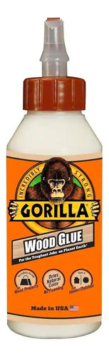 Pegamento Gorilla Wood Glue Para Madera 8 OzPegamento Líquido Gorilla Wood Glue