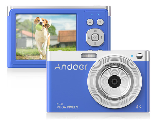 Cámara Digital Ips 2 Piezas Cámara Digital Andoer Camcorder