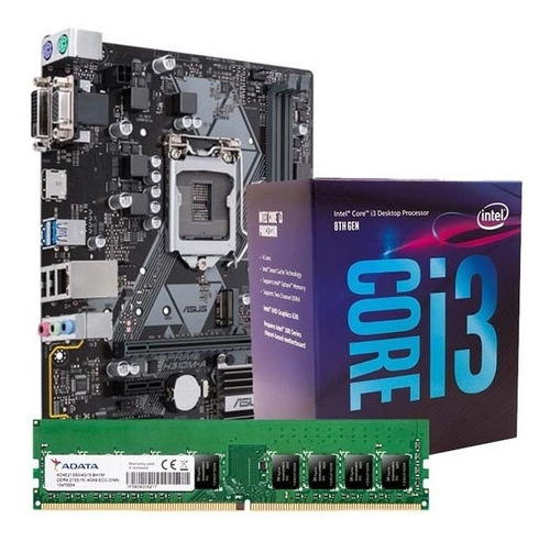 Combo Actualizacion Pc Intel I3 9100f H310 4gb 9th Gen 1151