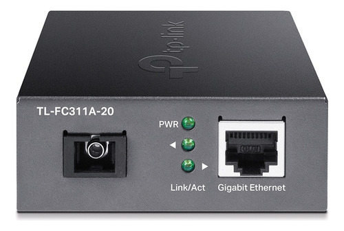 Convertidor De Medios Fibra Optica Lan Gigabit Wdm 20km