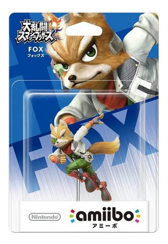 Figura Amiibo Fox Starfox Super Smash Bros