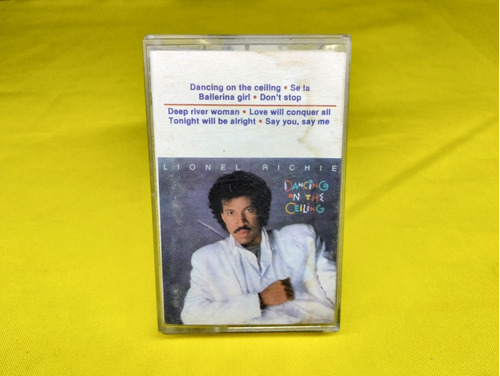Cassette Lionel Richie Dancing On The Ceiling Original 