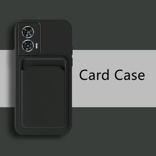 Funda For Moto Edge 50 Fusion Paquete De Tarjeta De Lujo +