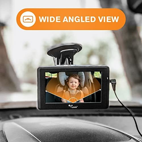 Imagen 3 de 4 de Monitor De Bebé Portátil De Coche Yada Con Cámara De R1tqx
