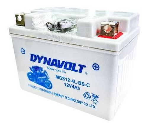 Bateria De Gel Para Motocicleta Dynavolt  Ytx4l-bs