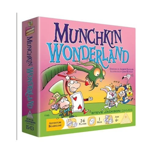 Munchkin Wonderland Board Juego  Family Board And Card Game