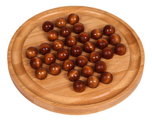 - Juego De Mesa Educativo De Madera Con Mármoles De Madera,