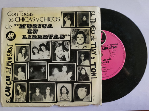 Musica Libertad Can Mini Short Trineo Tiny Toni Vinilo Simpl