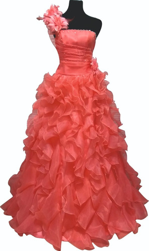 Vestido 15 Años Volados