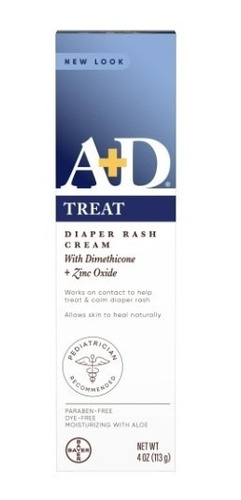 Crema Protector Para Piel De Bebe A+d Treat Importado