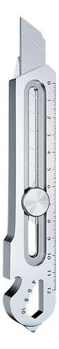 Cúter Uti De Acero Inoxidable Multiusos Pesado De 18 Mm