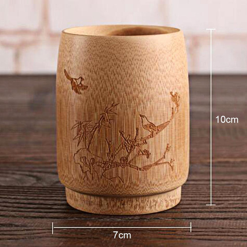 Taza De Bambú Para Beber I Marróng